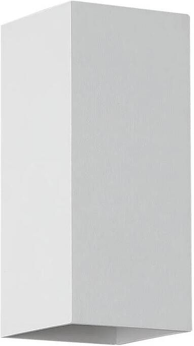 Searchlight Wall Wandlamp Vierkant H 15 4 cm Wit