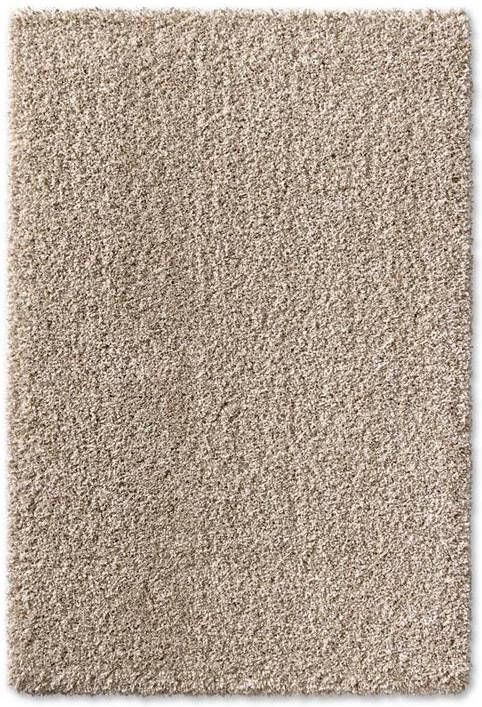 Shaggy Prime Hoogpolig vloerkleed wit|beige 200x290