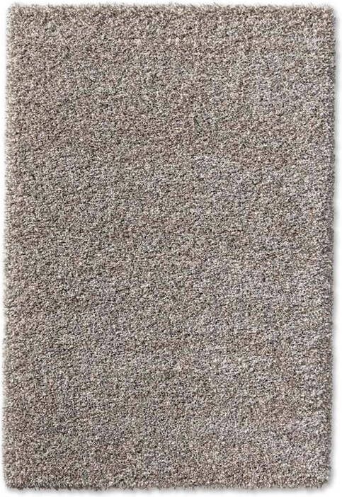 Shaggy Prime Hoogpolig vloerkleed wit|zilver 200x290