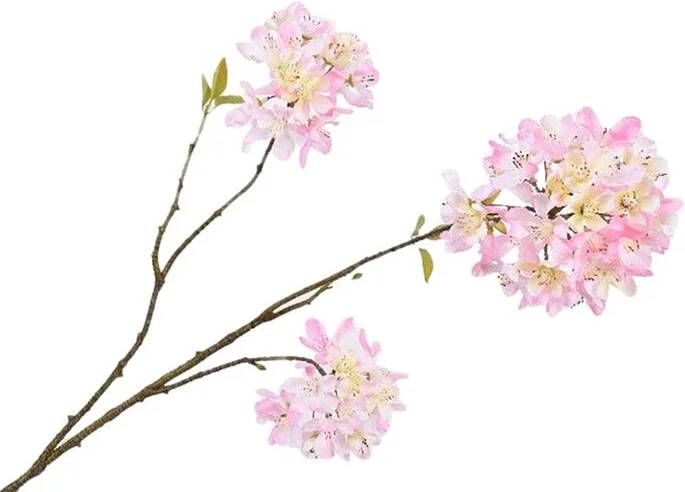 Silk-ka Kunstbloem-Zijden Bloem-Bloesem Tak Zijde Roze 70 cm