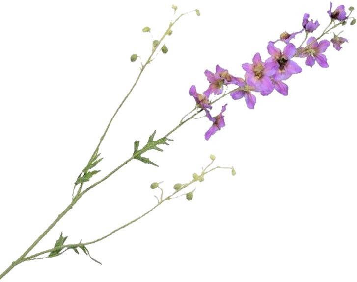 Silk-ka Kunstbloem-Zijden Bloem-Delphinium Tak Zijde Lavendel 101 cm