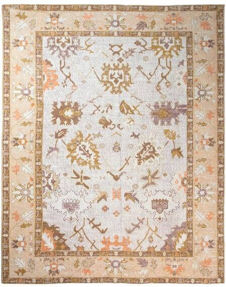 Sissy-Boy Lichtgeel vloerkleed met print