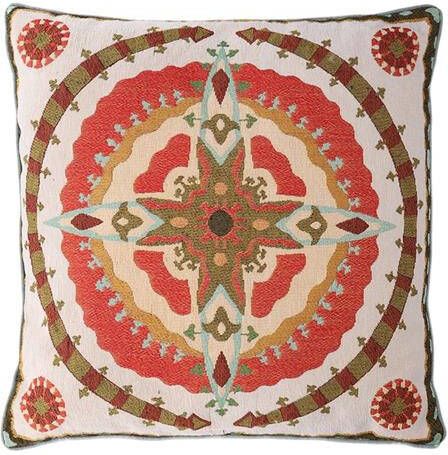 Sissy-Boy Multicolour jacquard kussen met crossover dessin