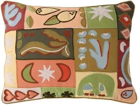 Sissy-Boy Multicolour kussen met patch-look