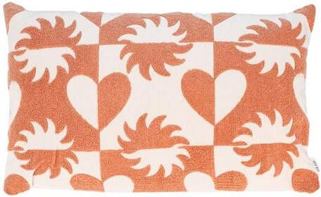 Sissy-Boy Oranje kussen met dessin