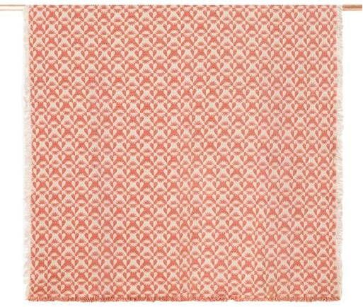 Sissy-Boy Roze geweven deken met dessin (130X180 CM)