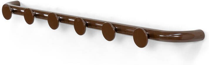Spinder Design RETRO 6 Wandkapstok Chocolate Brown