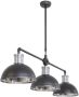 Steinhauer Lightning industriele hanglamp 3-l. Metal zwart - Thumbnail 2