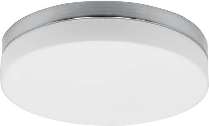 Steinhauer Plafondlamp ceiling and wall IP44 LED 1364st staal