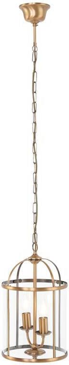 Steinhauer hanglamp Pimpernel brons glas metaal Ø 23cm E14 5971BR