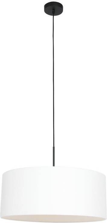 Steinhauer Hanglamp Sparkled light 8154 zwart witte kap