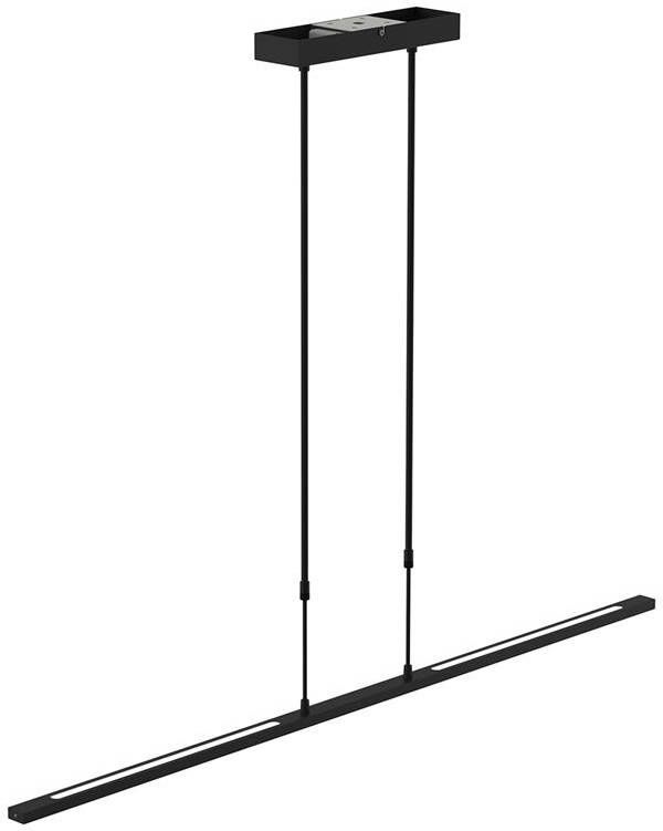 Steinhauer hanglamp Zelena LED zwart kunststof metaal design lamp LED 1482ZW