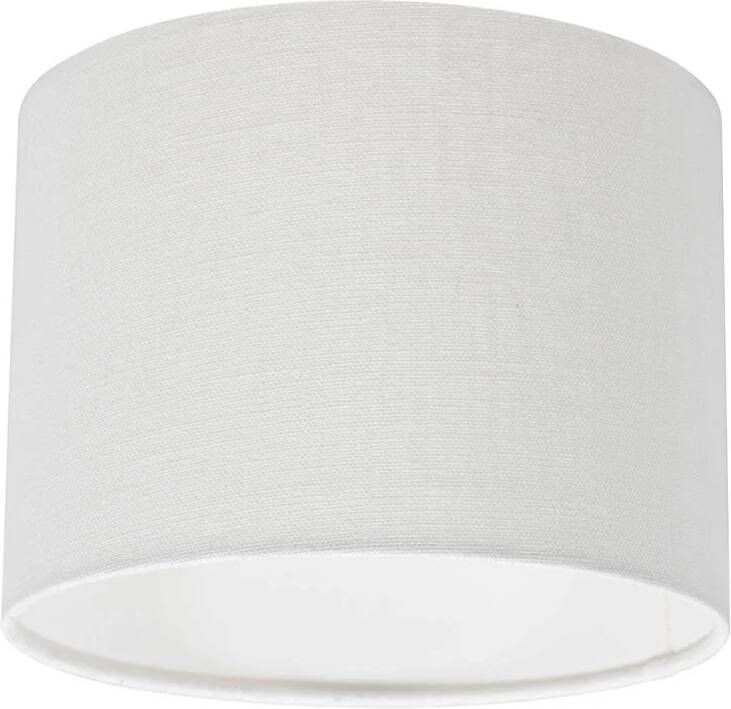 Steinhauer Prestige Chic lampenkap linnen kap Ø20 cm hoogte 15 cm rond wit