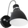 Steinhauer Lightning moderne wandlamp 1-l. Refl. zwart - Thumbnail 2