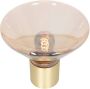 Steinhauer tafellamp Ambiance amberkleurig glas metaal Ø 26cm E27 3401ME - Thumbnail 2