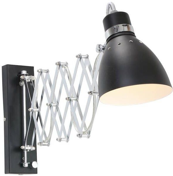 Steinhauer Wandlamp Spring Zwart 6290ZW