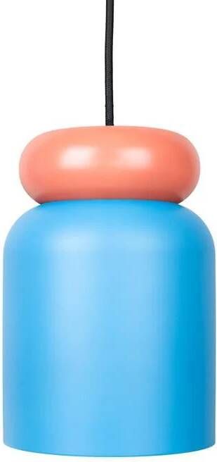 Studio Zondag Cloche hanglamp brick|clear blue