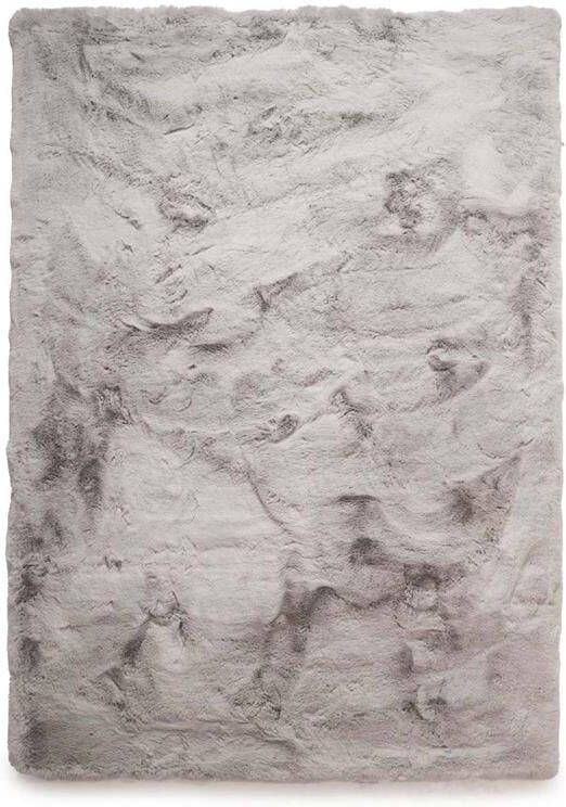 Tapeso Fluffy vloerkleed Comfy Deluxe lichtgrijs 200x290 cm