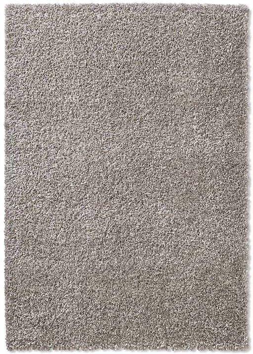 Tapeso Hoogpolig vloerkleed effen Classic grijs 200x290 cm