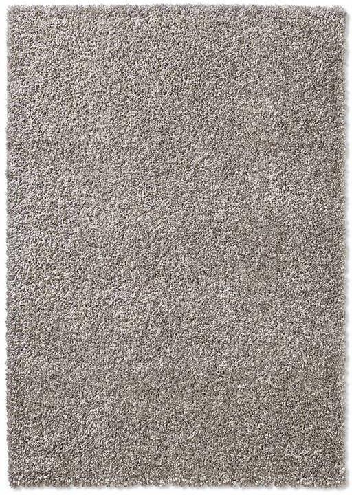 Tapeso Hoogpolig vloerkleed effen Classic grijs 240x340 cm