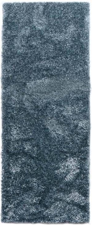 Tapeso Hoogpolige loper Velours Posh blauw 80x200 cm