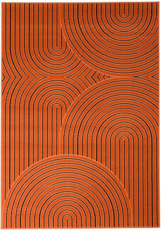 Tapeso Japandi vloerkleed Ease Akira terra 190x280 cm