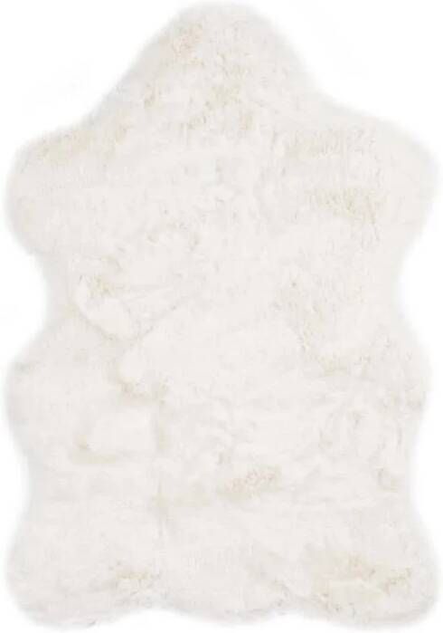 Tapeso Kindervloerkleed schaap Fluffy wit 55x80 cm