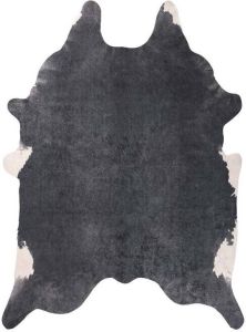 Tapeso Koeienhuid vloerkleed Happy Cow zwart|wit 135x190 cm