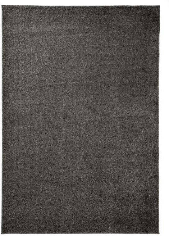 Tapeso Laagpolig vloerkleed Fine grijs 80x200 cm