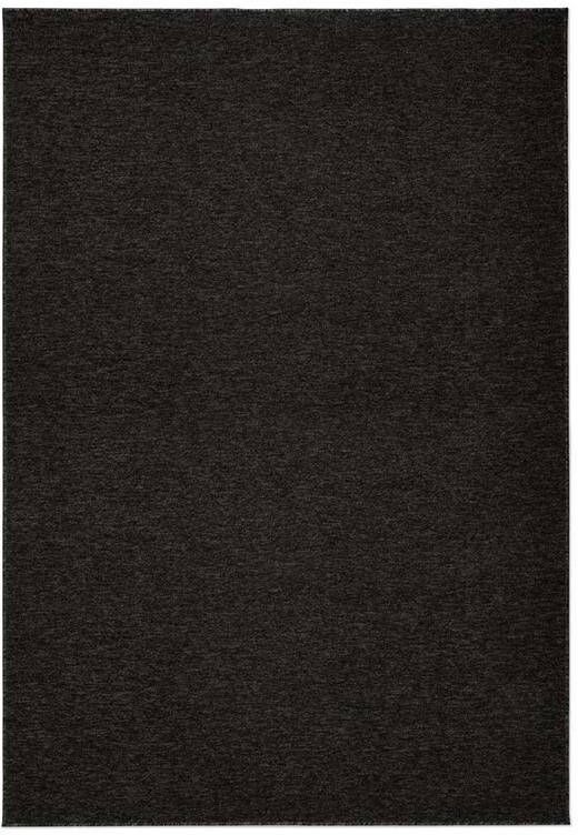 Tapeso Laagpolig vloerkleed Lush antraciet 100x300 cm