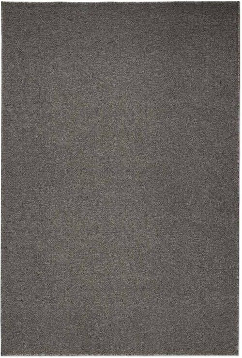 Tapeso Laagpolig vloerkleed Lush grijs 100x300 cm