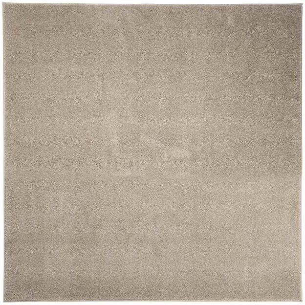 Tapeso Vierkant vloerkleed Fine ivoor 200x200 cm