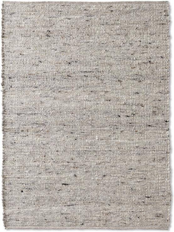 Tapeso Wollen vloerkleed Bokn lichtgrijs 160x230 cm