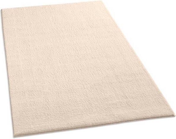 Tapeso Zacht vloerkleed Loft crème wasbaar 30°C 50x80 cm