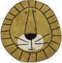 Tapis Petit Lion leeuw vloerkleed kindervloerkleed Ø100 bruin - Thumbnail 1