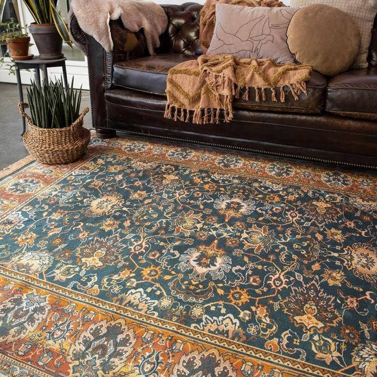 Tier Vloerkleed Chir Groen|Oranje 200 x 300 cm