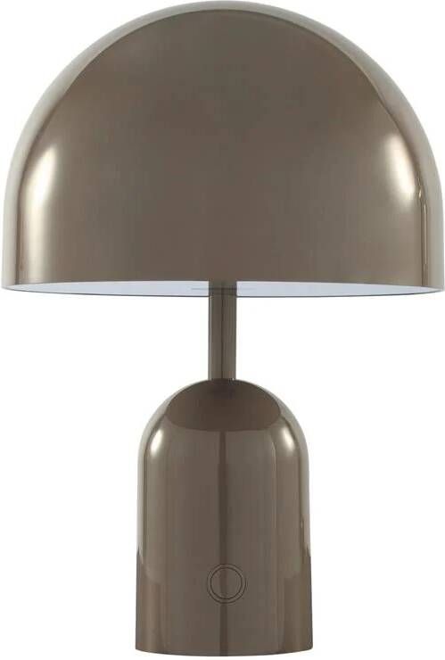 Tom Dixon Bell tafellamp LED oplaadbaar taupe