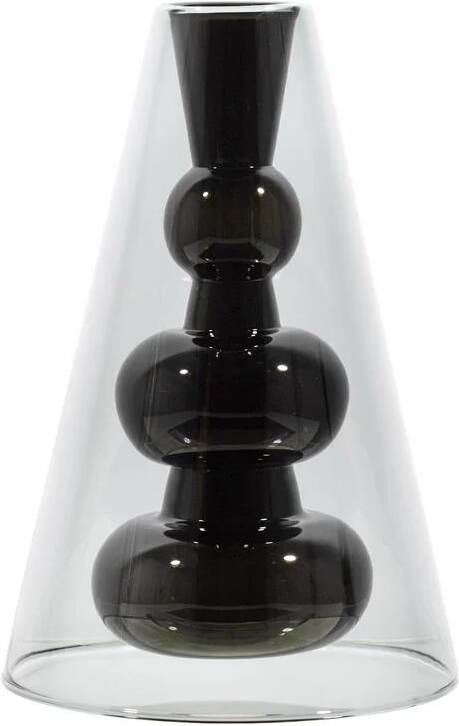 Tom Dixon Bump Cone vaas zwart