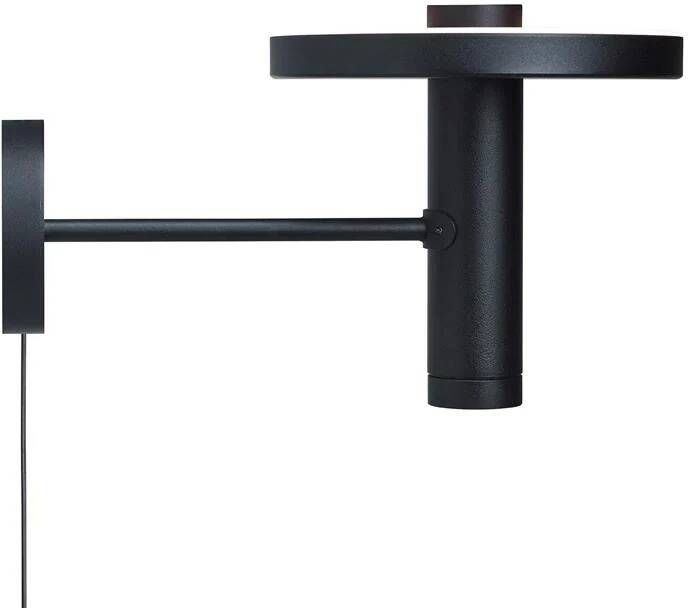 Tonone Beads 35 wandlamp LED uplight met stekker zwart