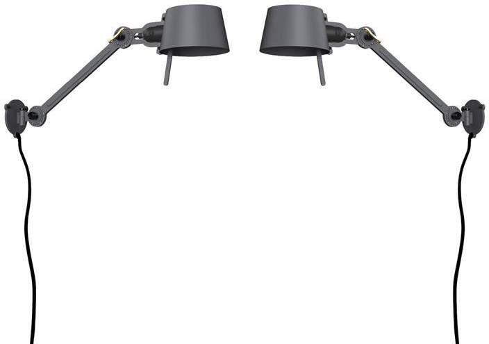 Tonone Bolt Bed Sidefit wandlamp met stekker set van 2 Midnight Grey