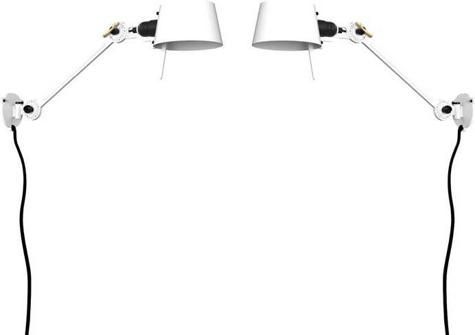 Tonone Bolt Bed Sidefit wandlamp met stekker set van 2 Pure White