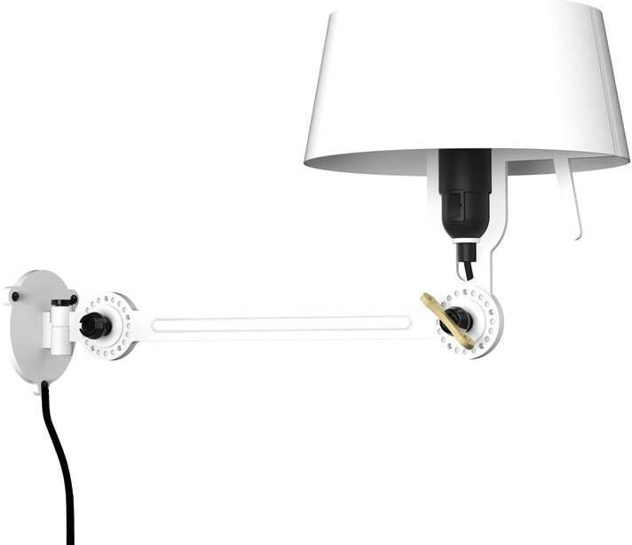 Tonone Bolt Bed Underfit Mirror wandlamp met stekker Pure White