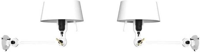 Tonone Bolt Bed Underfit wandlamp install set van 2 Pure White