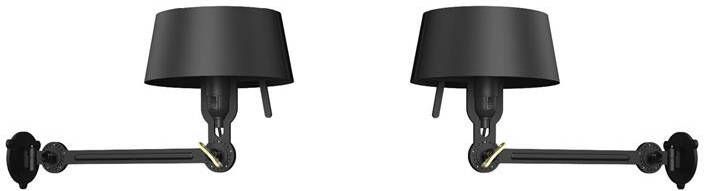 Tonone Bolt Bed Underfit wandlamp install set van 2 Smokey Black