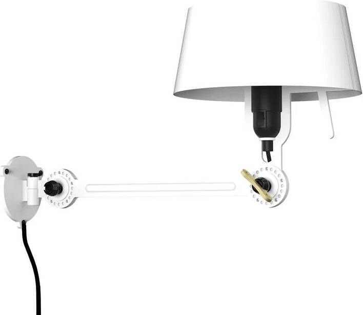 Tonone Bolt Bed Underfit wandlamp met stekker Pure White