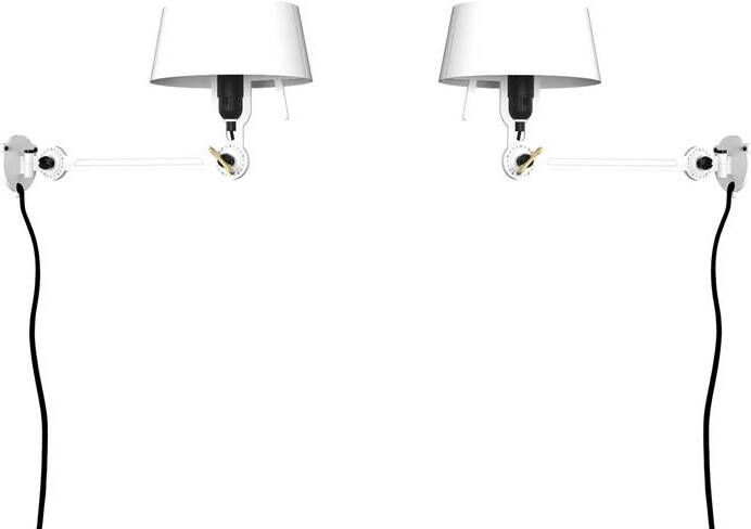 Tonone Bolt Bed Underfit wandlamp met stekker set van 2 Pure White