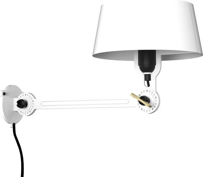 Tonone Bolt Underfit wandlamp met stekker Pure White