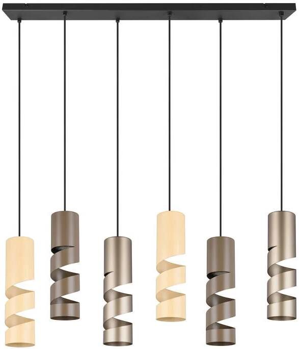 TRIO Stream Hanglamp 6x GU10