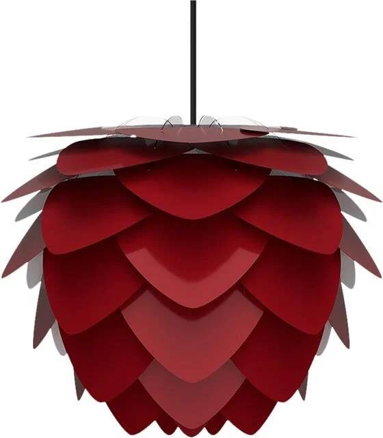 Umage Aluvia Medium hanglamp ruby red met koordset zwart Ø 59 cm