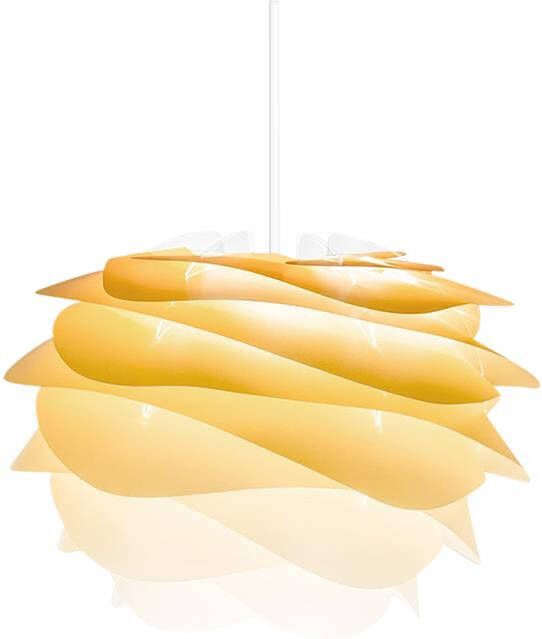 Umage Carmina Mini hanglamp sahara geel met koordset wit Ø 32 cm